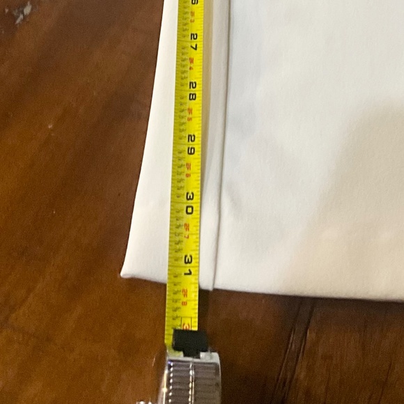 “A-List by Wrapper” Ivory Cream Blazer & Bootcut Pants Sz 7 - Picture 12 of 15